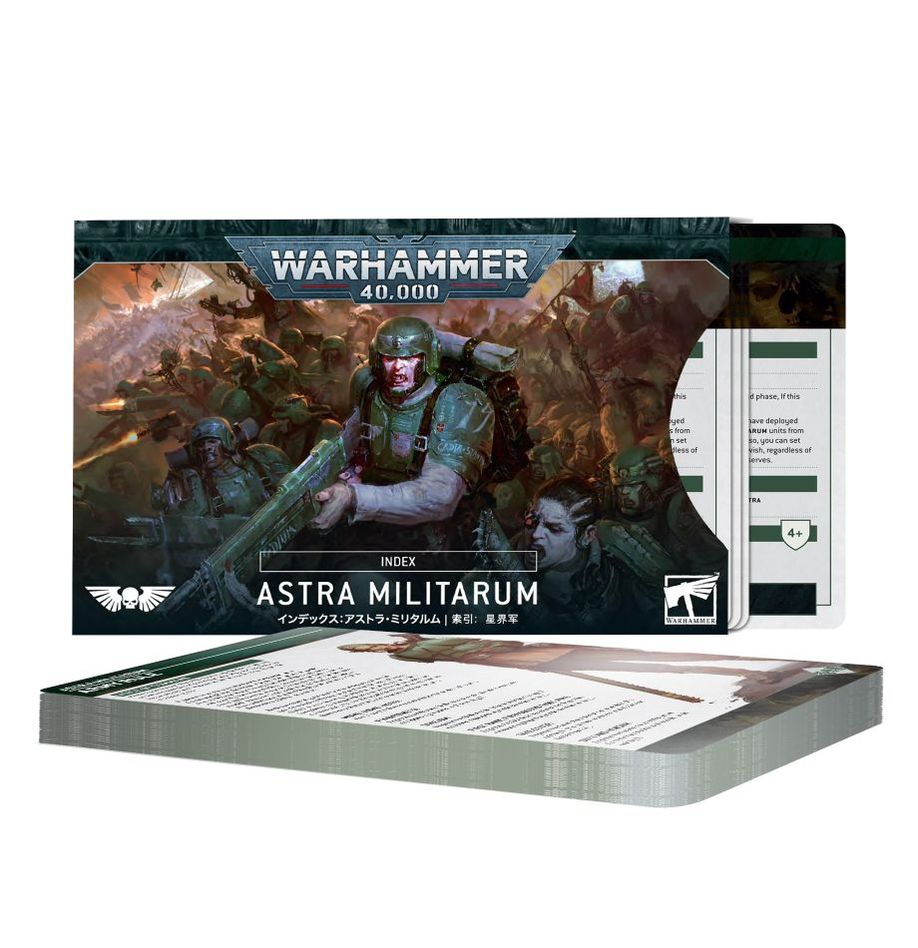 INDEX CARDS ASTRA MILITARUM (ENG)