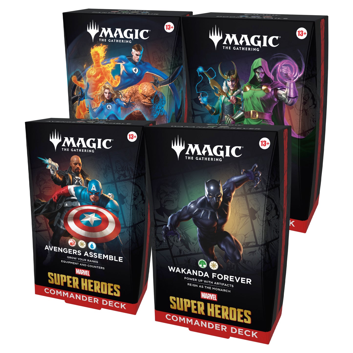 Magic: The Gathering - Marvel Super Heroes Commander Deck (4ct,4x1)