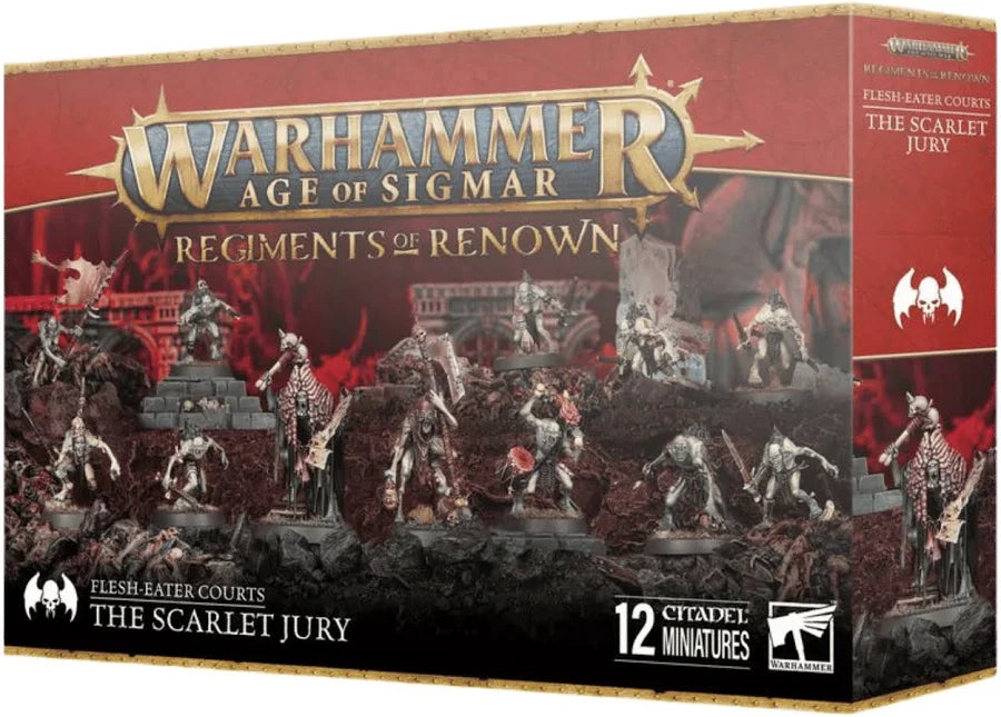 Warhammr Age of Sigmar: Regiments of Renown - Flesh-Eater Courts - The Scarlet Jury