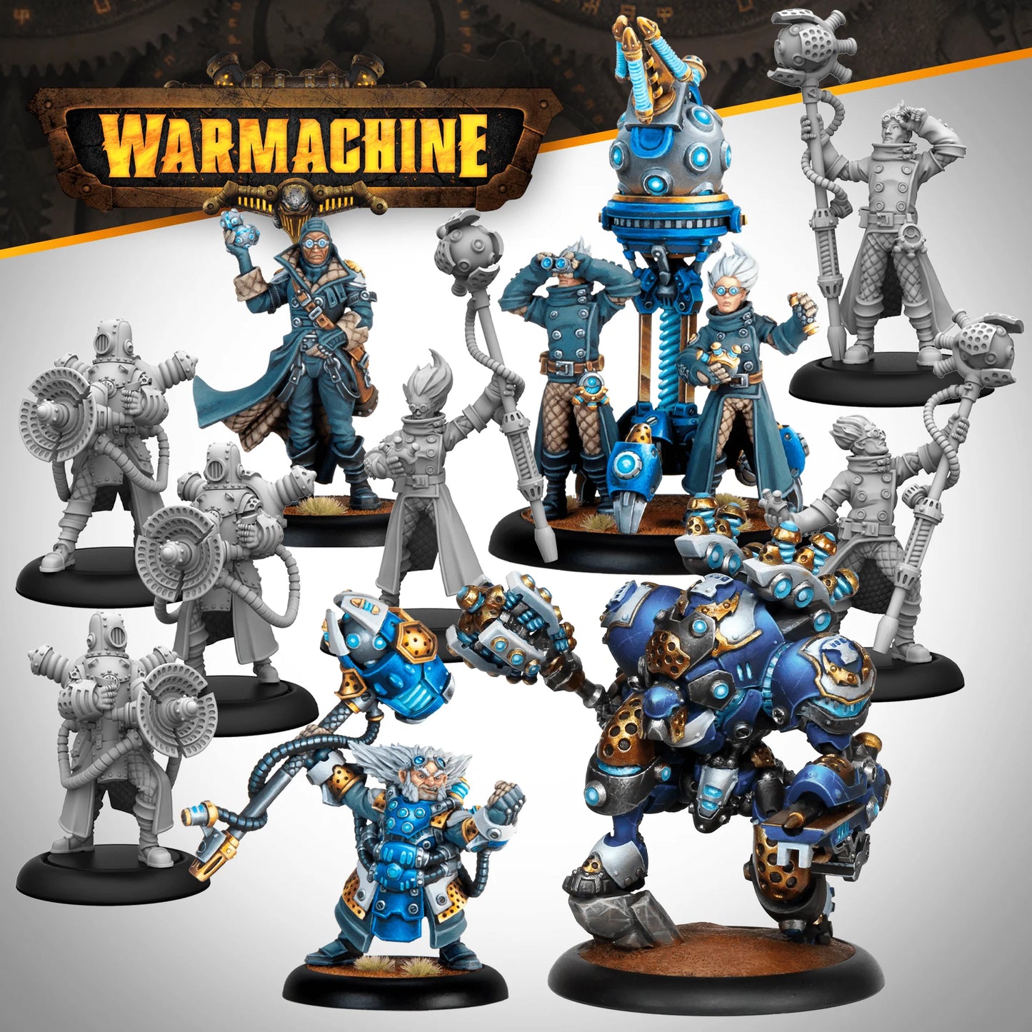Warmachine: Cygnar Storm Forge - Command Cadre Set
