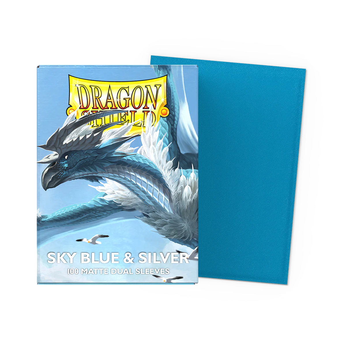 Dragon Shield: Sky Blue & Silver