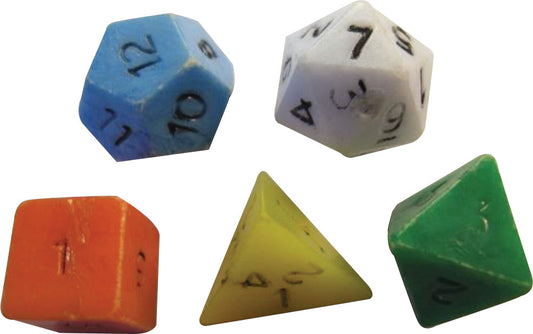 Nostalgia Opaque GM and Beginner Player Polyhedral 7-Die Set