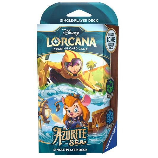 Disney Lorcana: Azurite Sea Starter Deck (Emerald & Sapphire) - Azurite Sea (6)