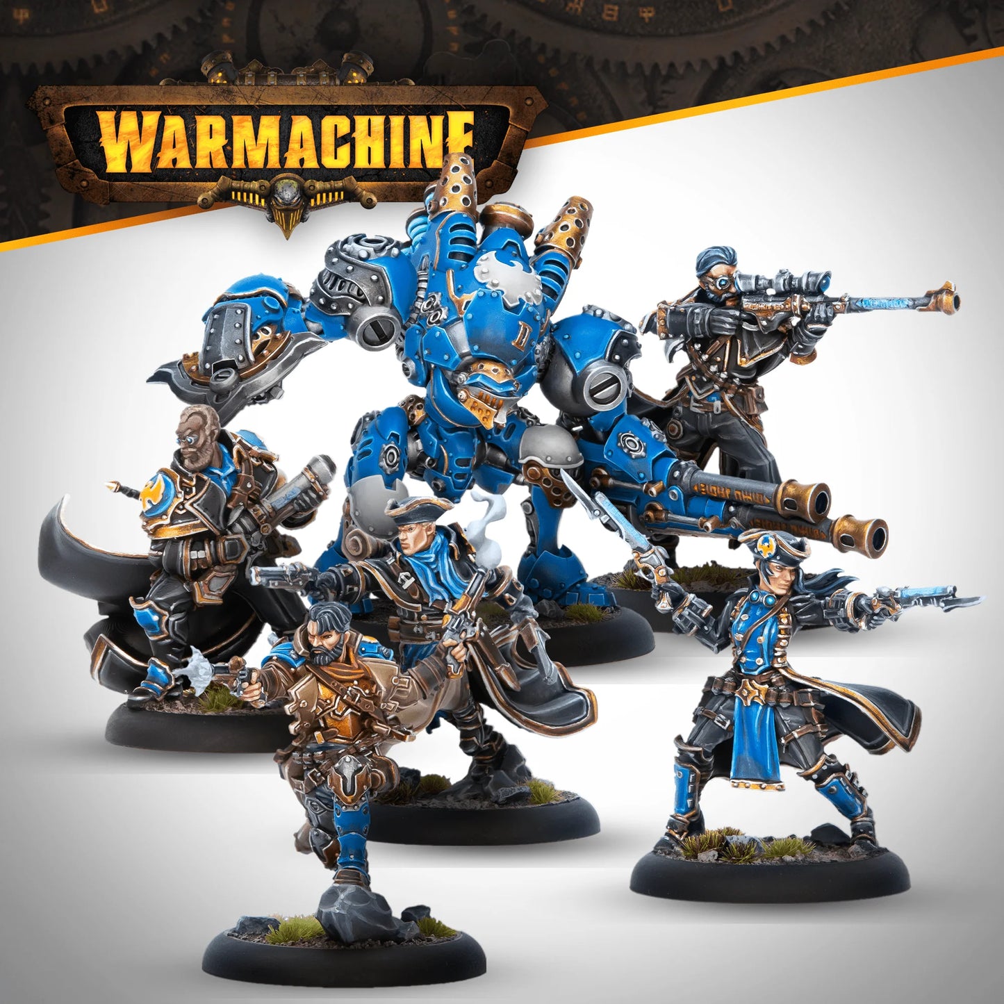Warmachine: Cygnar Hellslingers - Command Cadre