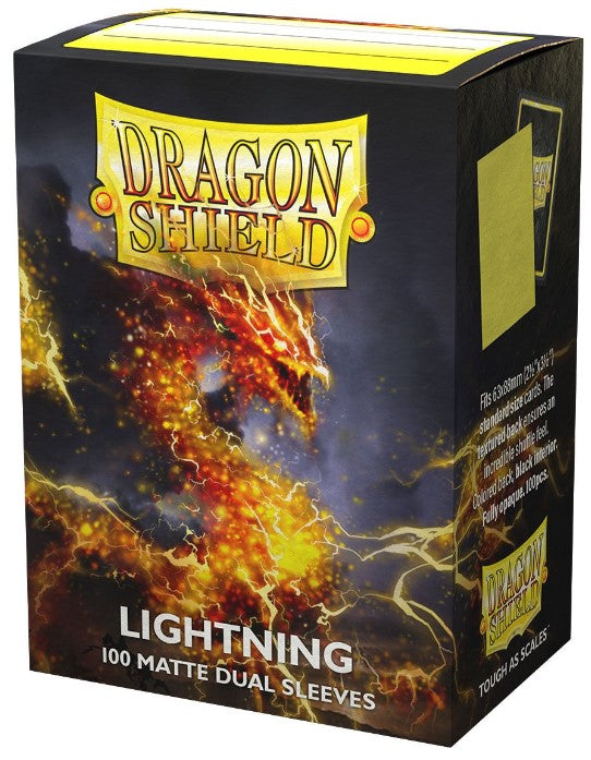 Dragon Shield Sleeves: Standard Matte Dual - Lightning 100CT