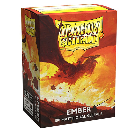 Dragon Shield Sleeves: Standard Matte Dual - Ember 100CT